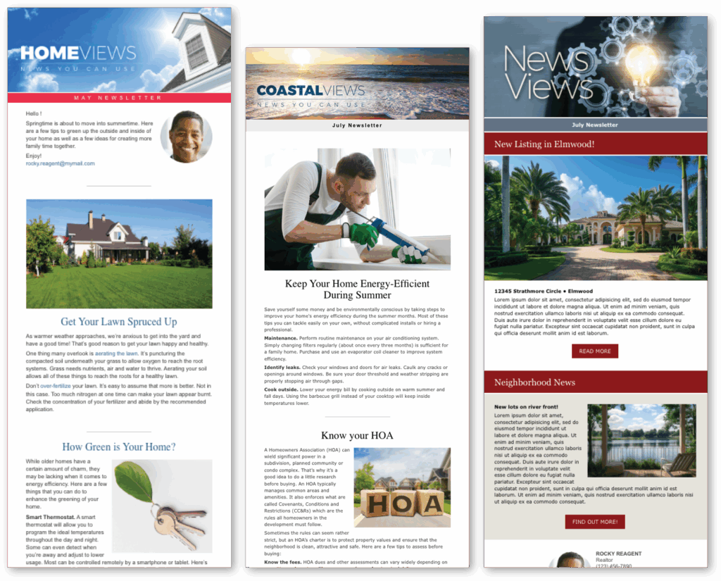 Ready-to-publish newsletter templates