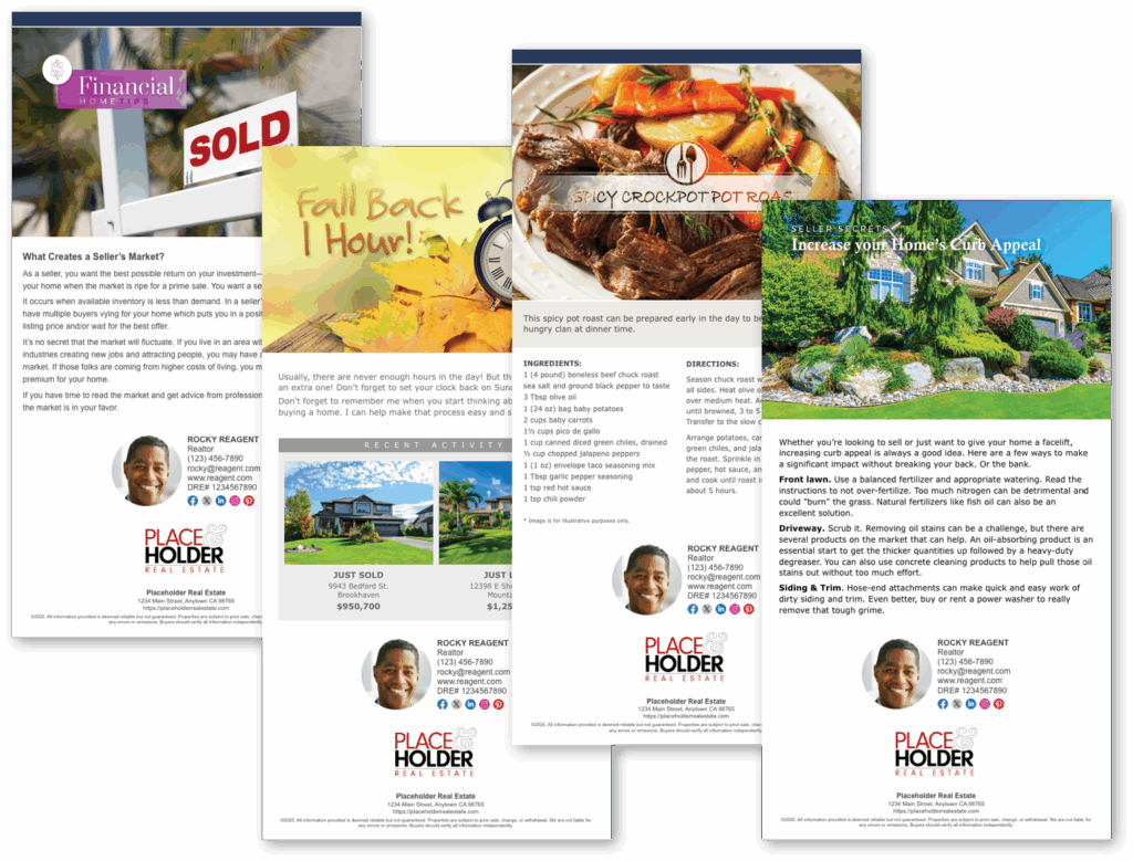 Convenient items that keep agents top-of-mind