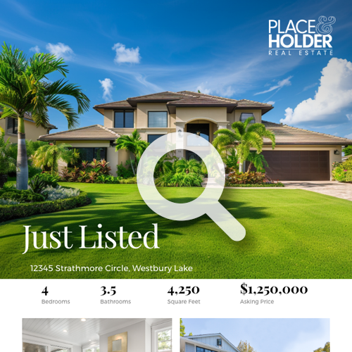 Listing & Open House Property Templates